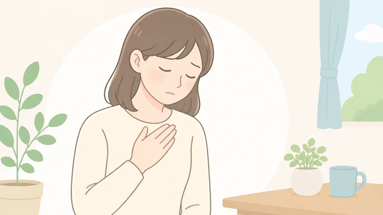 約束を忘れた理由を短く説明し、丁寧に謝る場面のイラスト